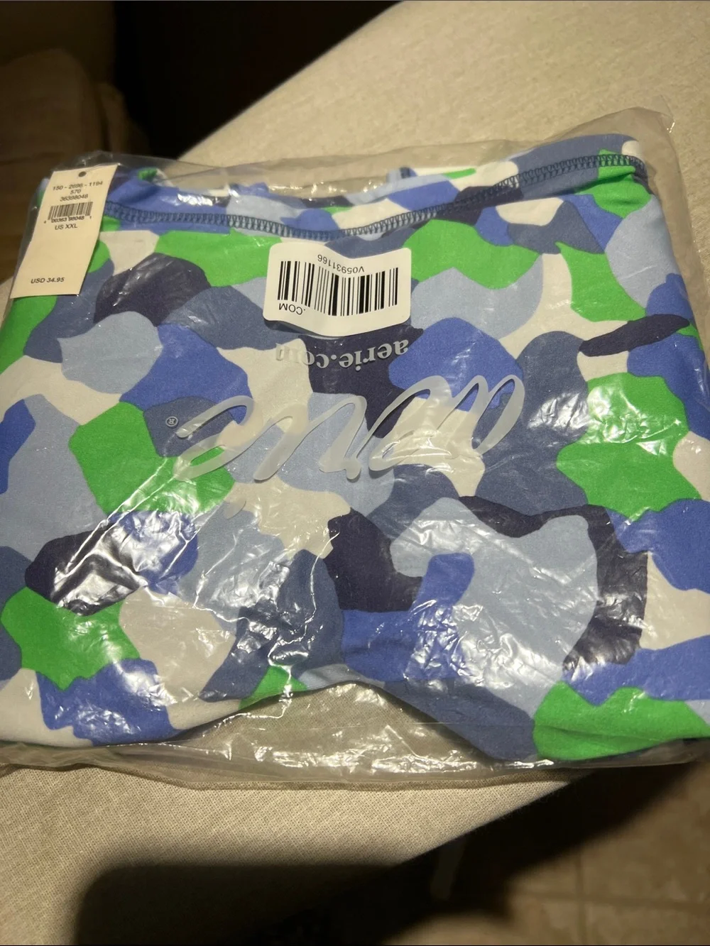 Aerie Offline Exercise Legging Bralette Set XXL top and XL 7/8 Short NEW
